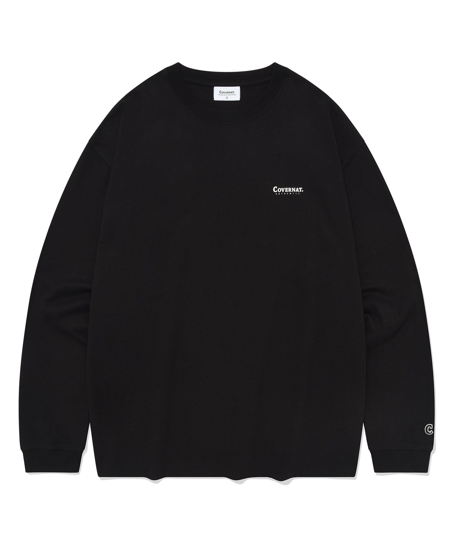 [COVERNAT]★24FW★韓国人気★BASIC C LOGO STRIPE LONG SLEEVE Covernat Unisex C Logo Oxford Stripes Shirt Green | Striped