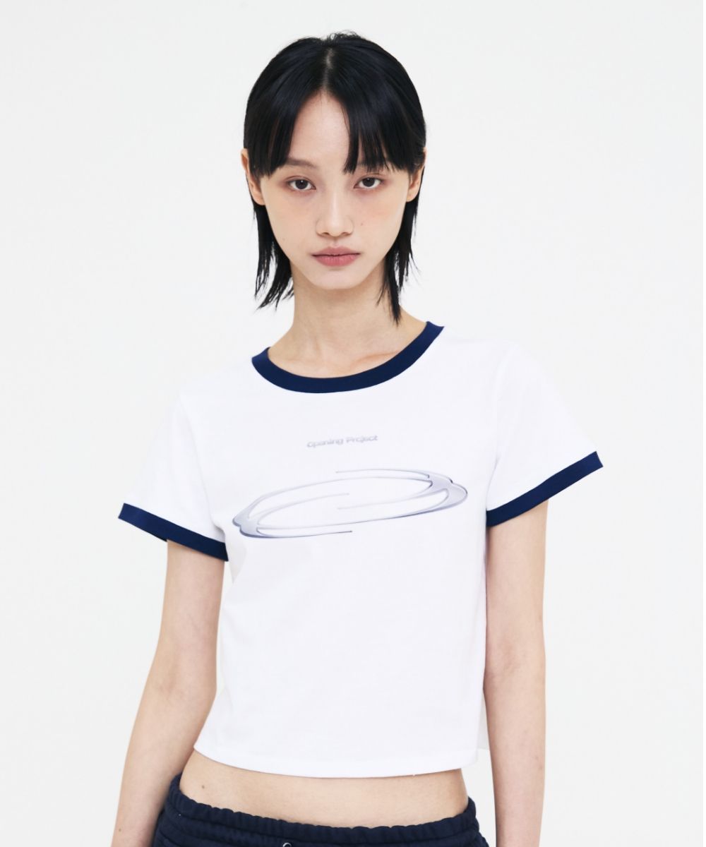 韓国ファッション[OPENING PROJECT] IDENTITY RINGER T SHIRT MUSINSA | OPENING PROJECT W Identity Ringer T Shirt - White