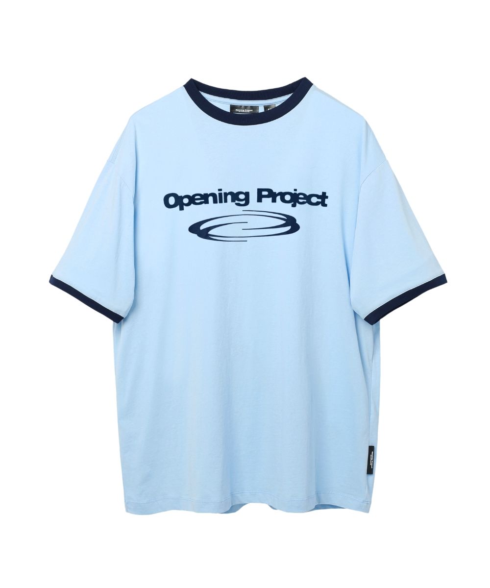Tシャツ・カットソー Opening Project Identity Ringer T Shirt Sky Blue MUSINSA | OPENING PROJECT Identity Ringer T Shirt - Sky Blue