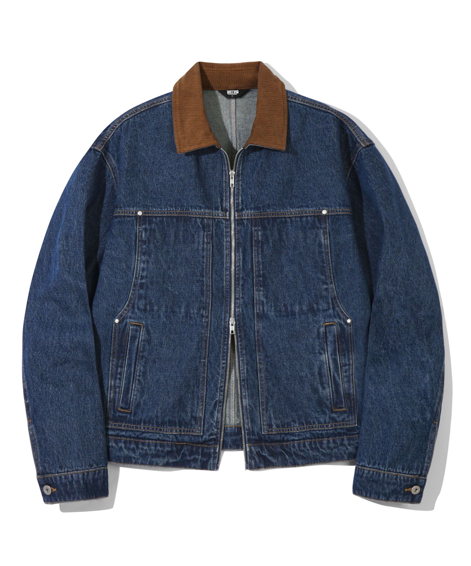 ジャケットその他 TRILLION Corduroy Collar Suede Zip-Up Work Jacket 4FT1844 MUSINSA | TRILLION CORDUROY COLLAR DENIM ZIP-UP WORK JACKET