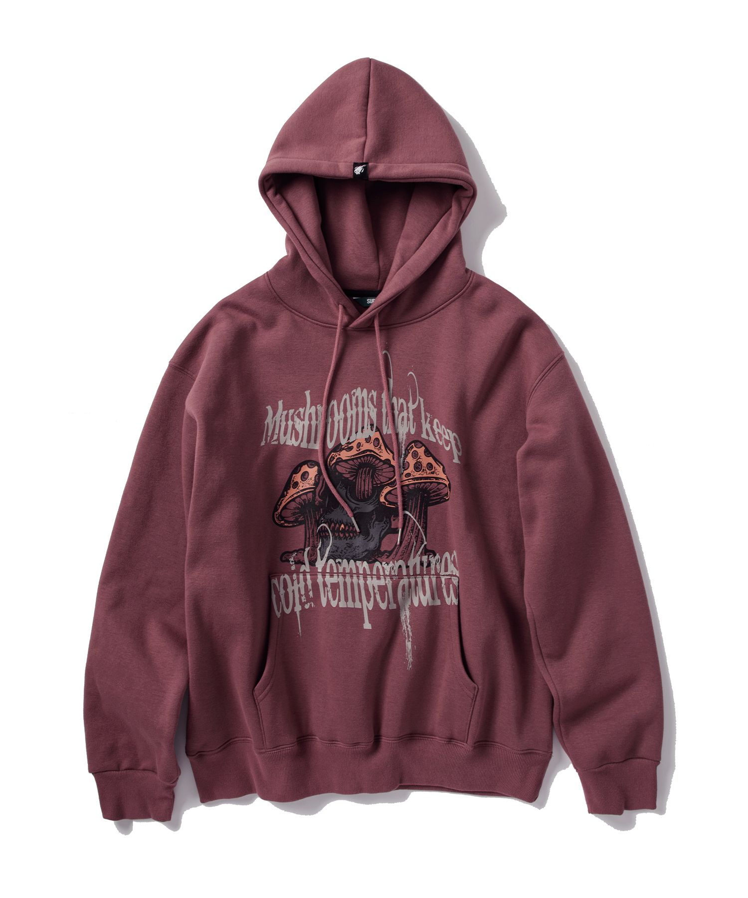 ★SUPERSUB★ Ice Mushroom Hoodie Deep Pink ERHEARH MUSINSA | SUPERSUB Ice Mushroom Hoodie - Deep Pink