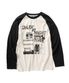 다크나이트 래글런 긴팔티 - CREAM/BLACK