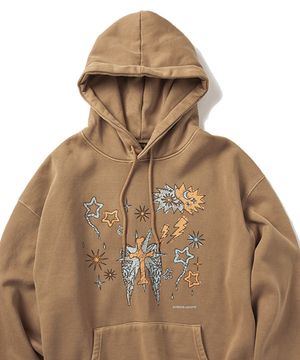 헤븐 갤럭시 후디 - 피그먼트 브라운