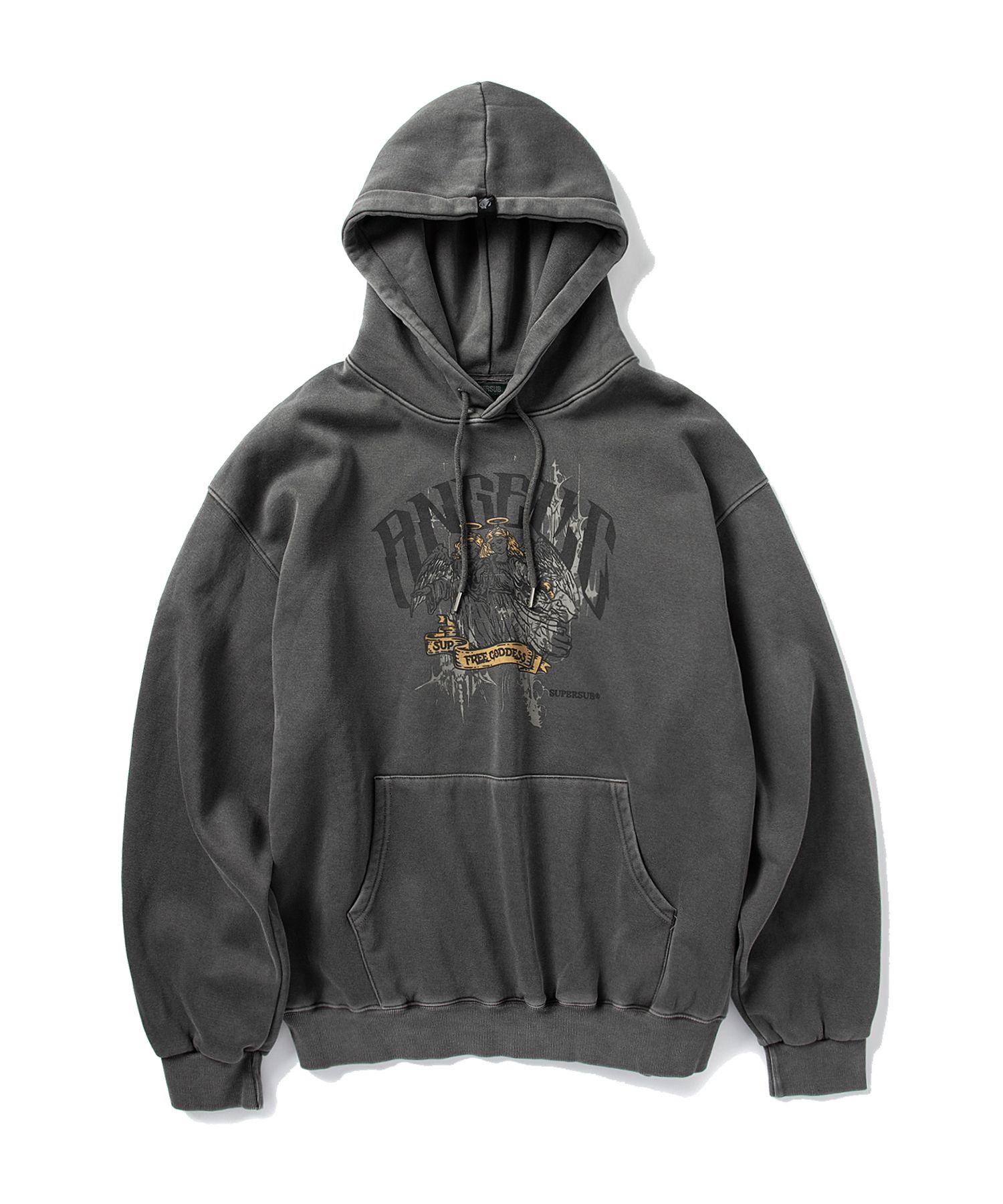 ★SUPERSUB★ Angelic Pigment Hoodie Brown WEG WOOL LINING] ANGELIC PIGMENT HOODIE - BROWN - SUPERSUB | 60