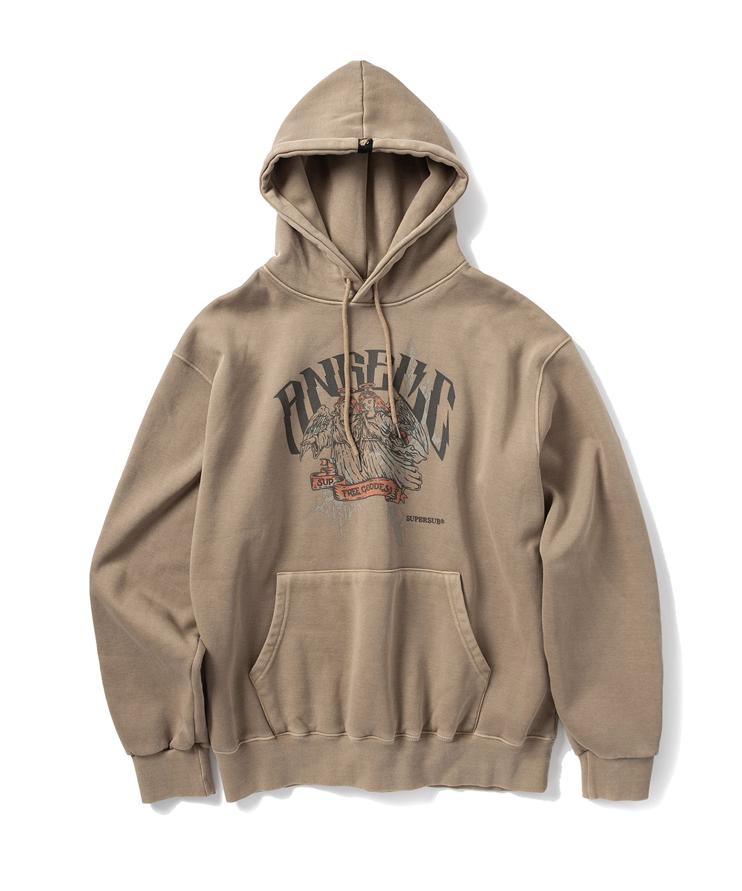 MUSINSA | SUPERSUB Angelic Pigment Hoodie – Brown