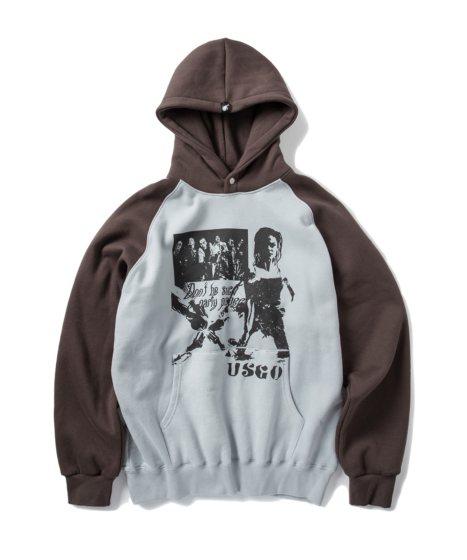 ★SUPERSUB★ Youth Go Snap Button Hoodie Baby Blue WEG MUSINSA | SUPERSUB Youth Go Snap Button Hoodie - Baby Blue
