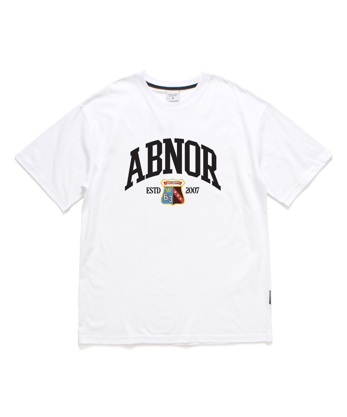 앱놀머씽(ABNORMALTHING) ATC 쉴드 티셔츠 화이트 (ATC SHIELD T-SHIRT WHITE)
