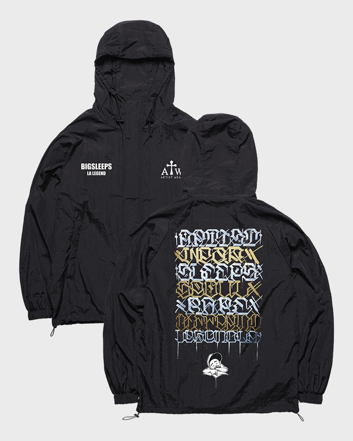 아티스트웨어(ARTISTWEAR) [ATW X BIG SLEEPS] LA LEGEND 후드 바람막이