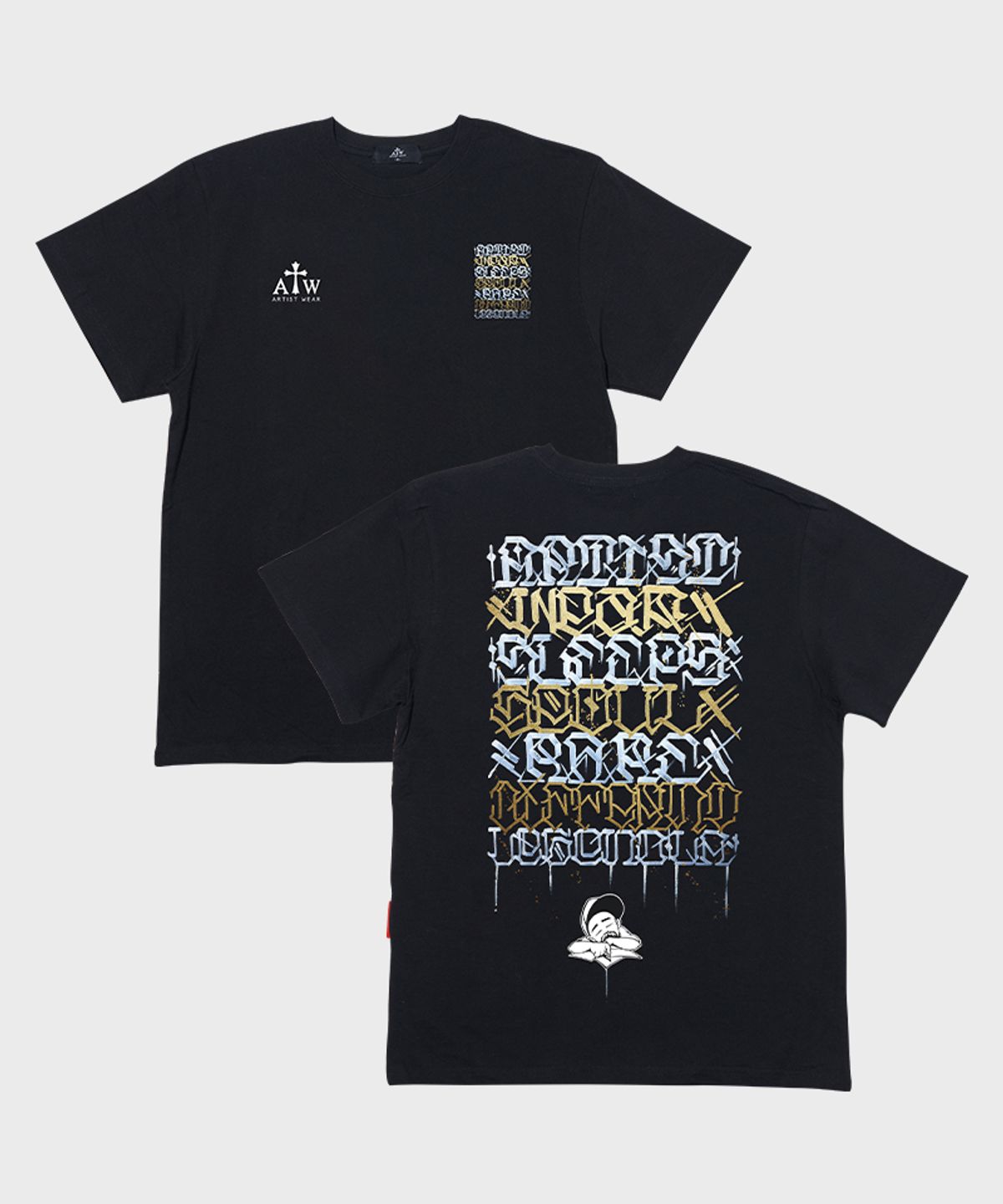 아티스트웨어(ARTISTWEAR) [ATW X BIG SLEEPS] LA LEGEND 반팔티