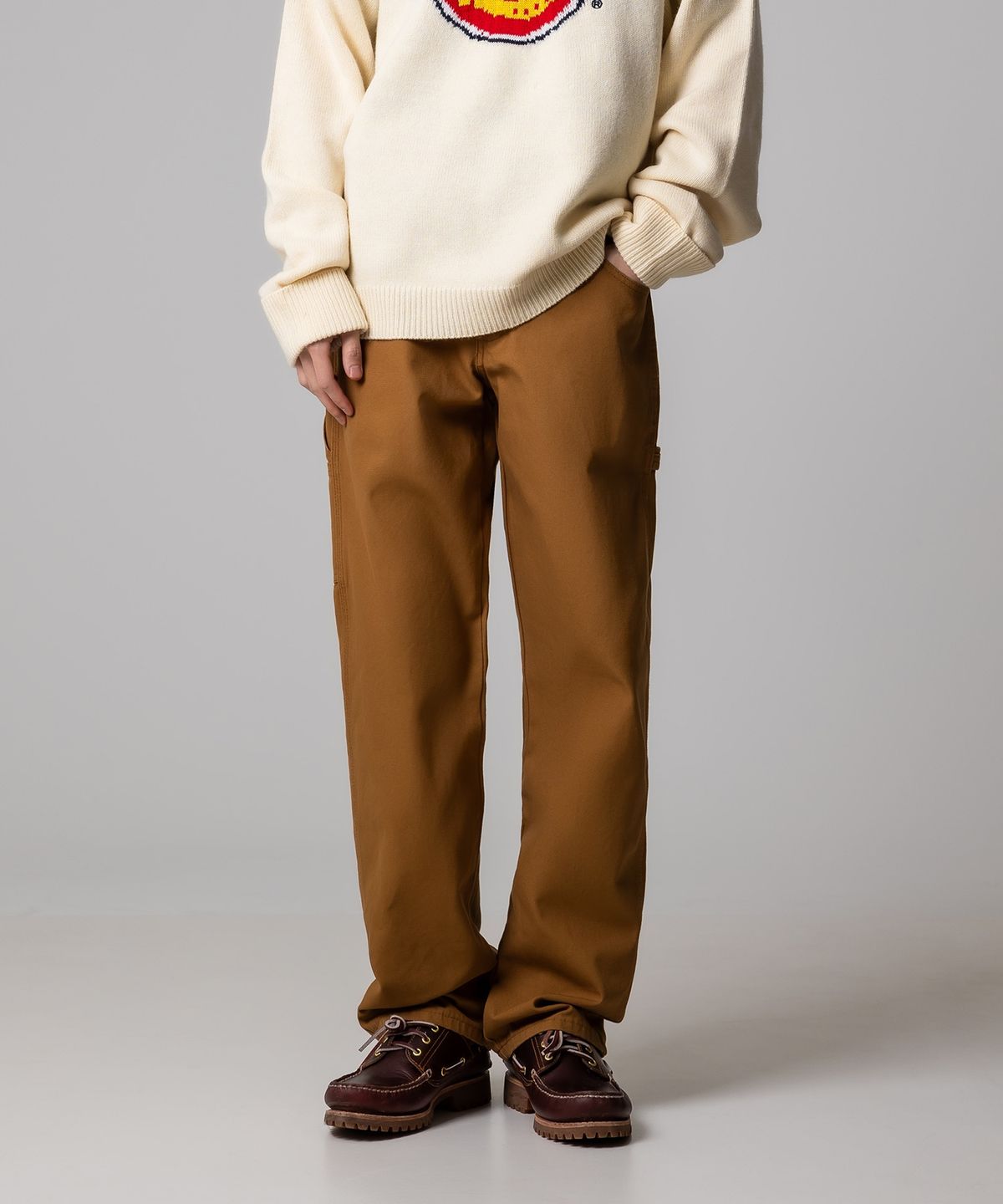 디키즈(DICKIES) 1939 덕 캔버스 카펜터 팬츠 Brown Duck