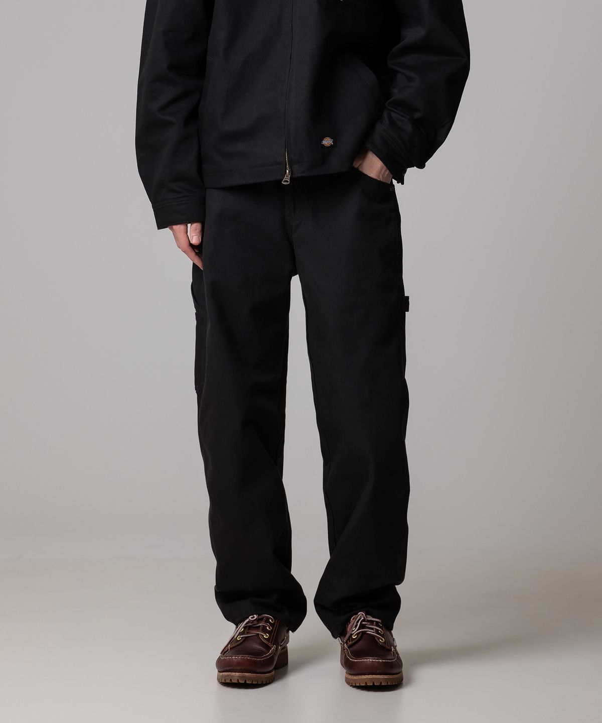 디키즈(DICKIES) 1939 덕 캔버스 카펜터 팬츠 Black