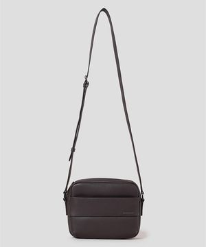 매일 세로 메신저백 - 브라운