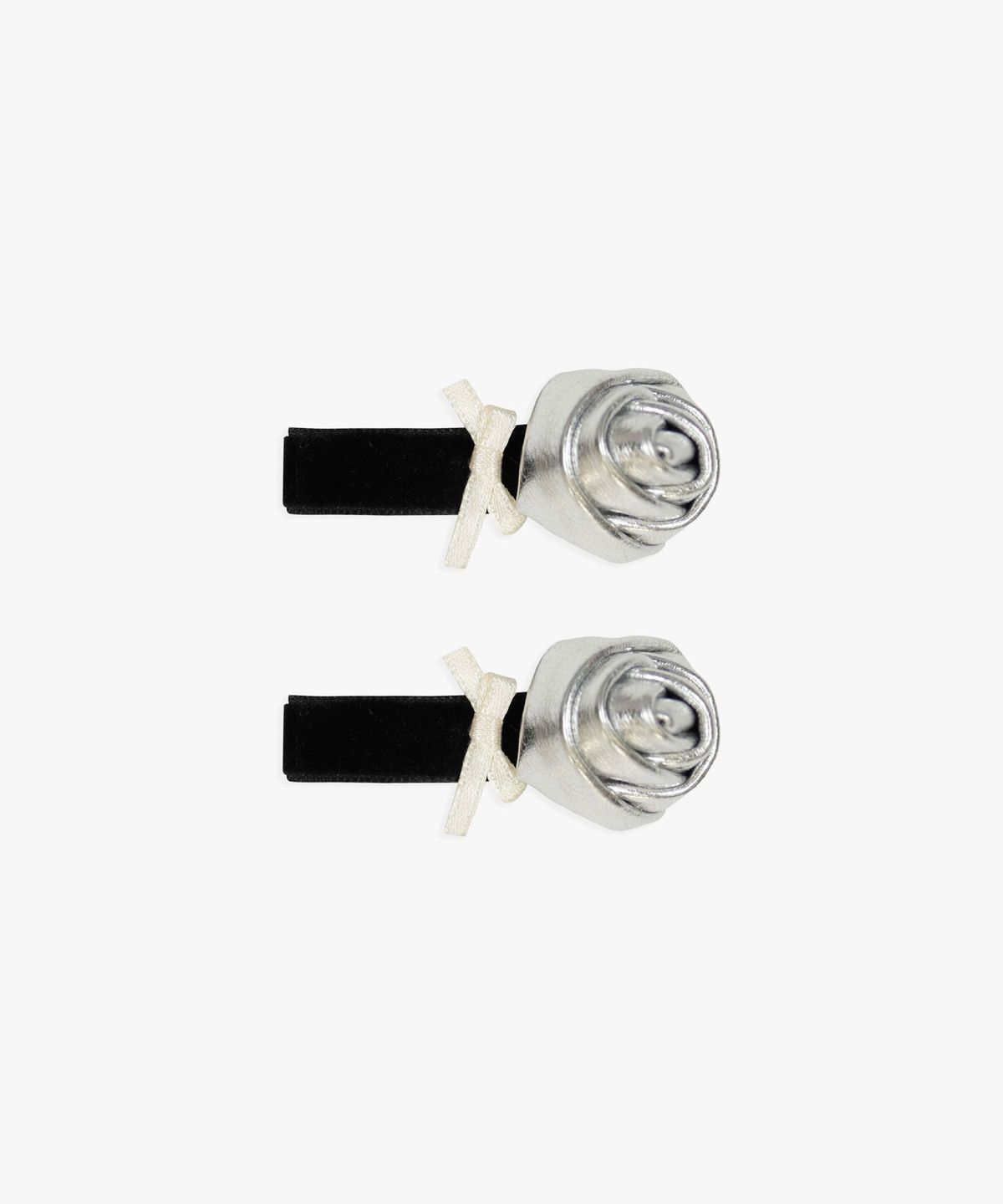 핑크파인애플(PINK PINEAPPLE) [2EA 1SET] VELVET CORSAGE PIN SET_SILVER