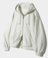 ASI 포시즌 에센셜 후드 집업_스웻 백멜란지