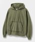 ASI 포시즌 에센셜 스웻 후드 티셔츠_피그먼트 올리브