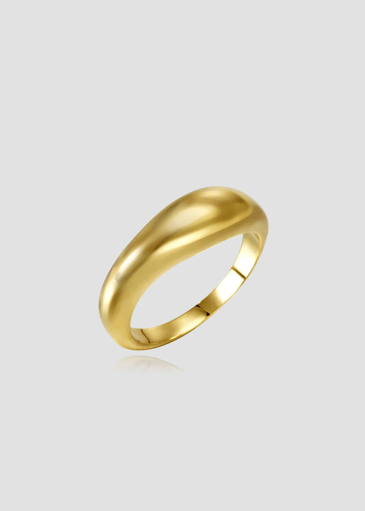 아논(ANON) Volume Wave Ring   Gold