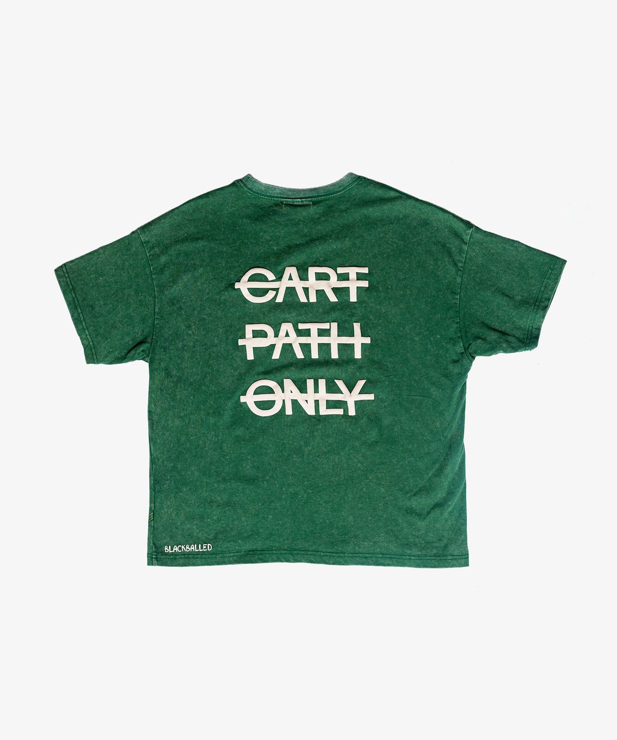 블랙볼드(BLACKBALLED) Cart Path Only 티셔츠 GREEN