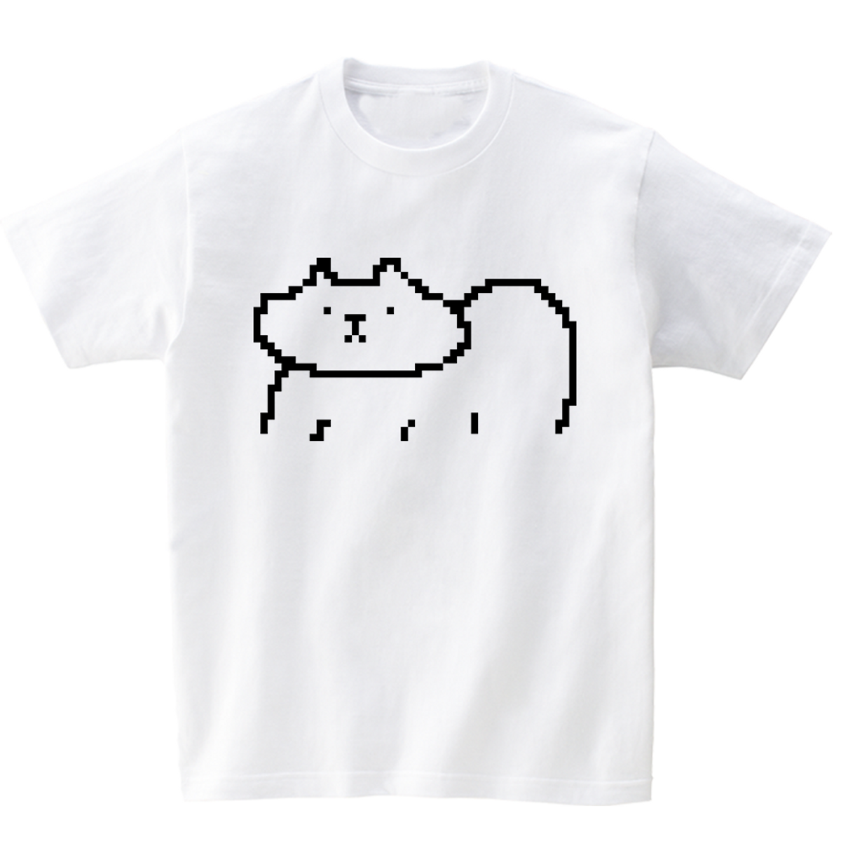 어썸어스(AWESOMEUS) STRETCHING FAT CAT T-SHIRTS_4COLOR
