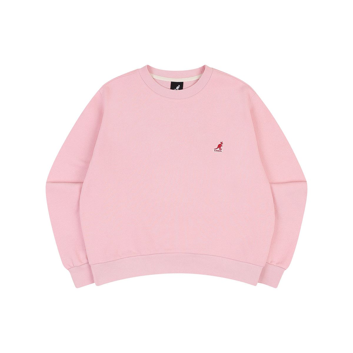 캉골(KANGOL) 우먼스 클래식 로고 스웨트셔츠 1767 핑크