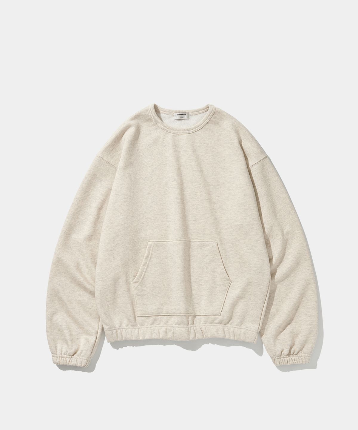 스탠드먼츠(STANDMENTS) COMFY SWEATSHIRT OATMEAL
