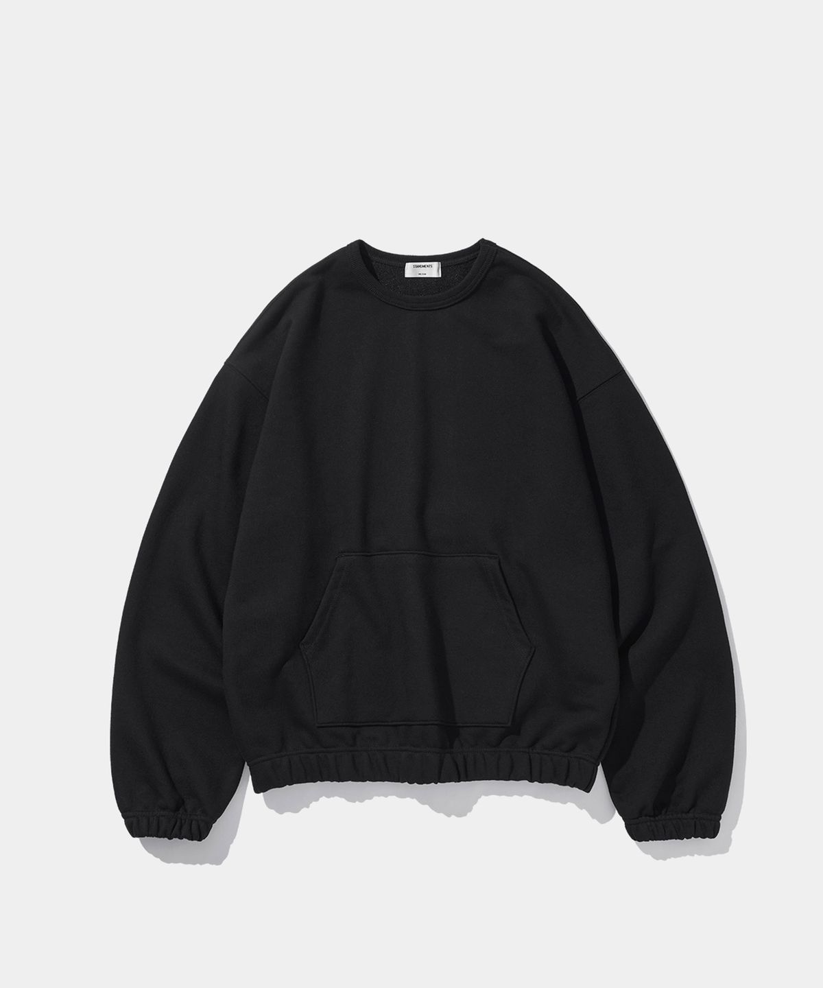 스탠드먼츠(STANDMENTS) COMFY SWEATSHIRT BLACK
