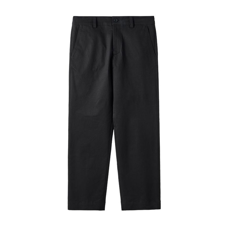 BASIC CHINO TROUSERS - BLACK (P243UPT402)