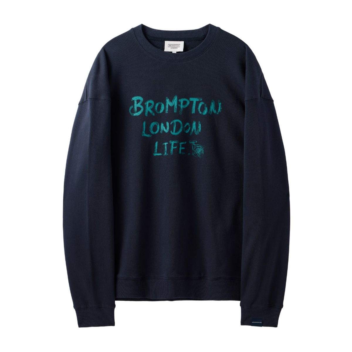 브롬톤 런던(BROMPTON LONDON) LETTERING GRAPHIC SWEATSHIRT - D/NAVY (P243USW402)