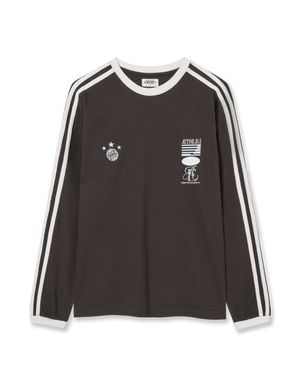 ATHLETE STRIPE L/S [CHARCOAL]