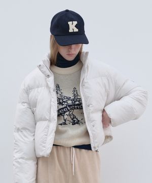 클라우드 숏 패딩(KD2JKG4102FCRM)