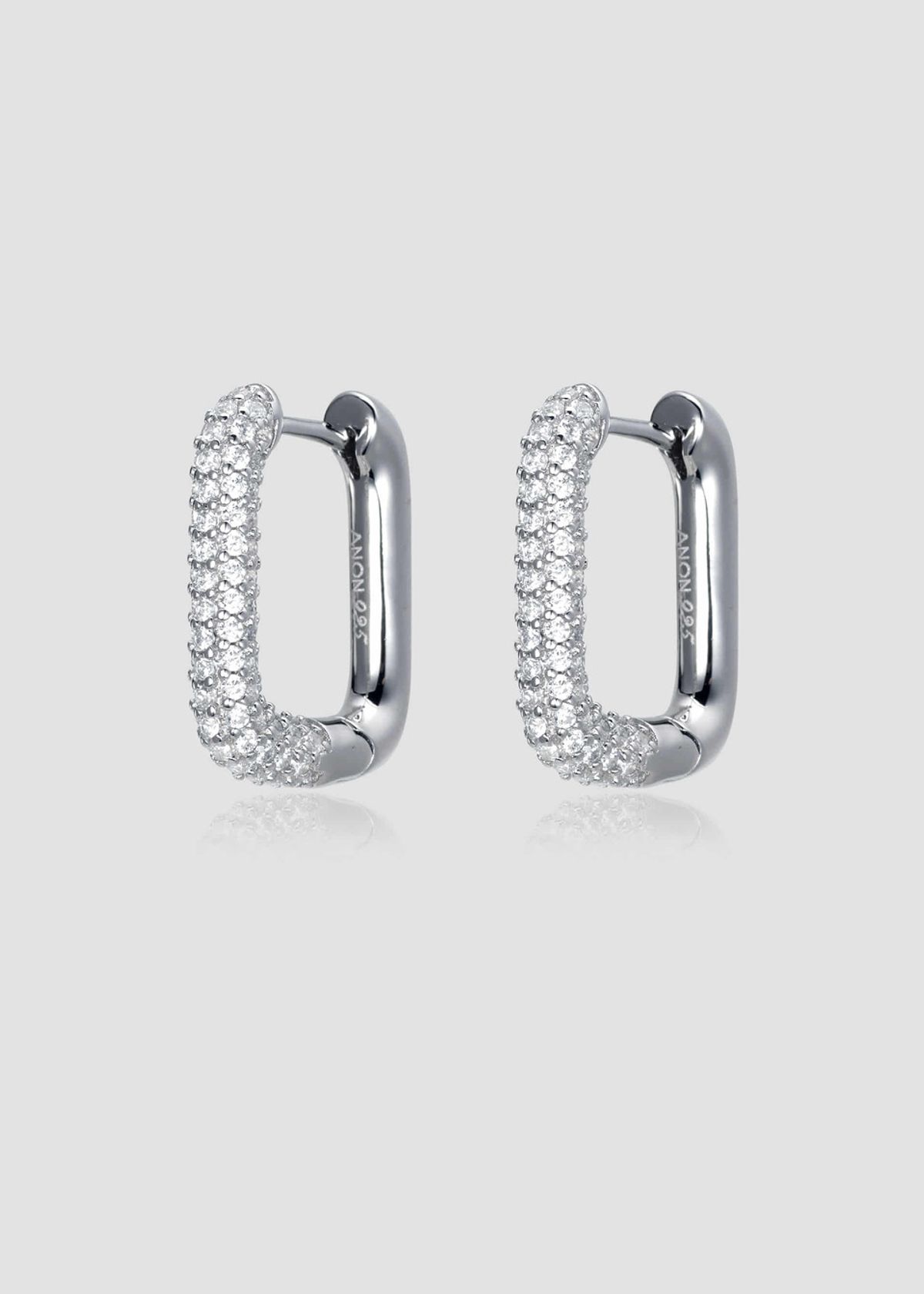 아논(ANON) Pave One Touch Link Earrings
