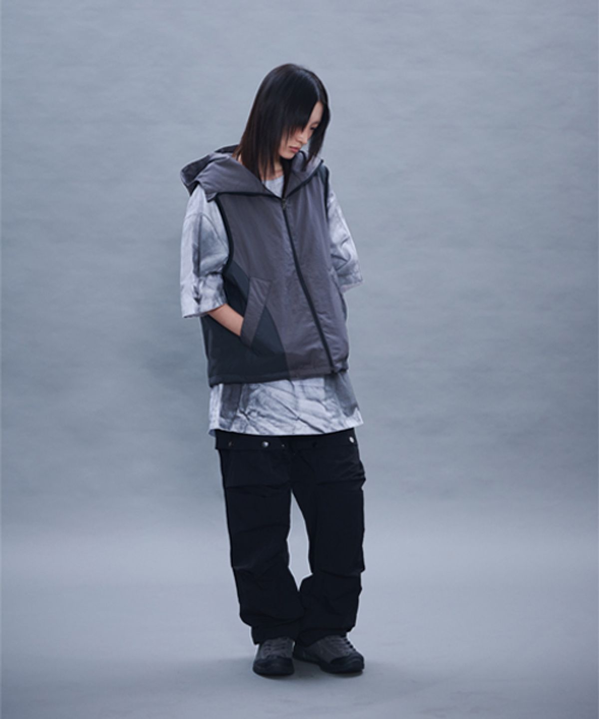 엑스히트(EXHIT) TRANSFORM SNAP PANTS BLACK