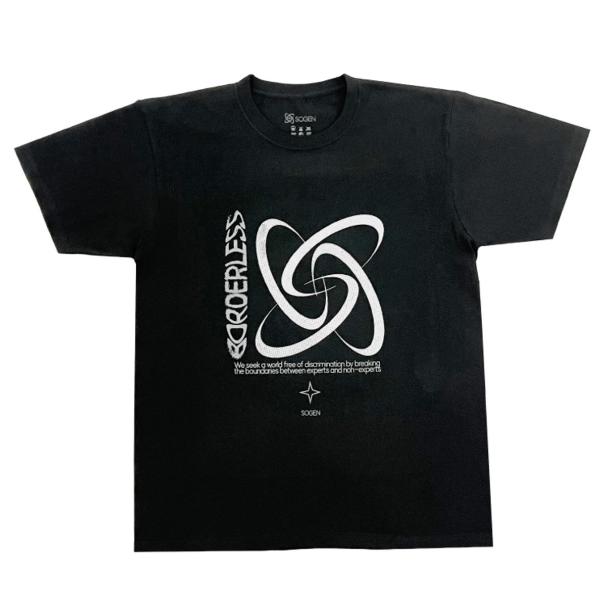 소겐(SOGEN) BORDERLESS LOGO T-SHIRTS BLACK (2 size)