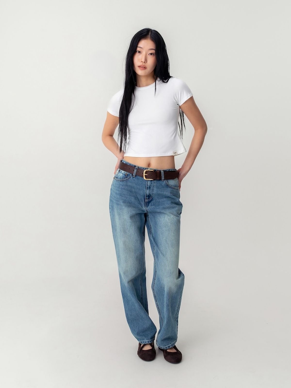 글로니(GLOWNY) THE JANE JEANS (BLUE)