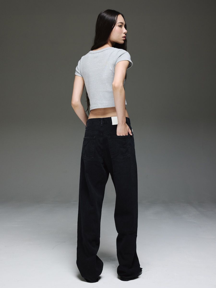 【メーカー公式ショップ】 MUSINSA (BLACK) JEANS JANE THE GLOWNY | パンツ