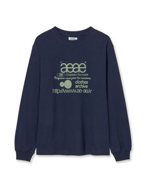 WEB LOGO L/S [NAVY]