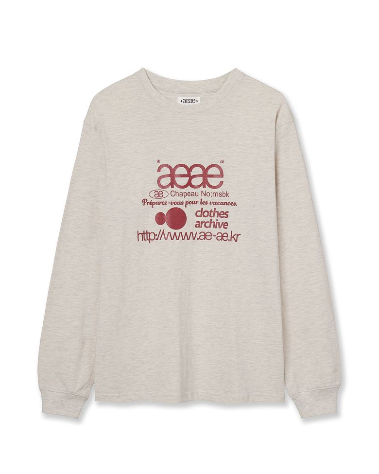 WEB LOGO L/S [OATMEAL]