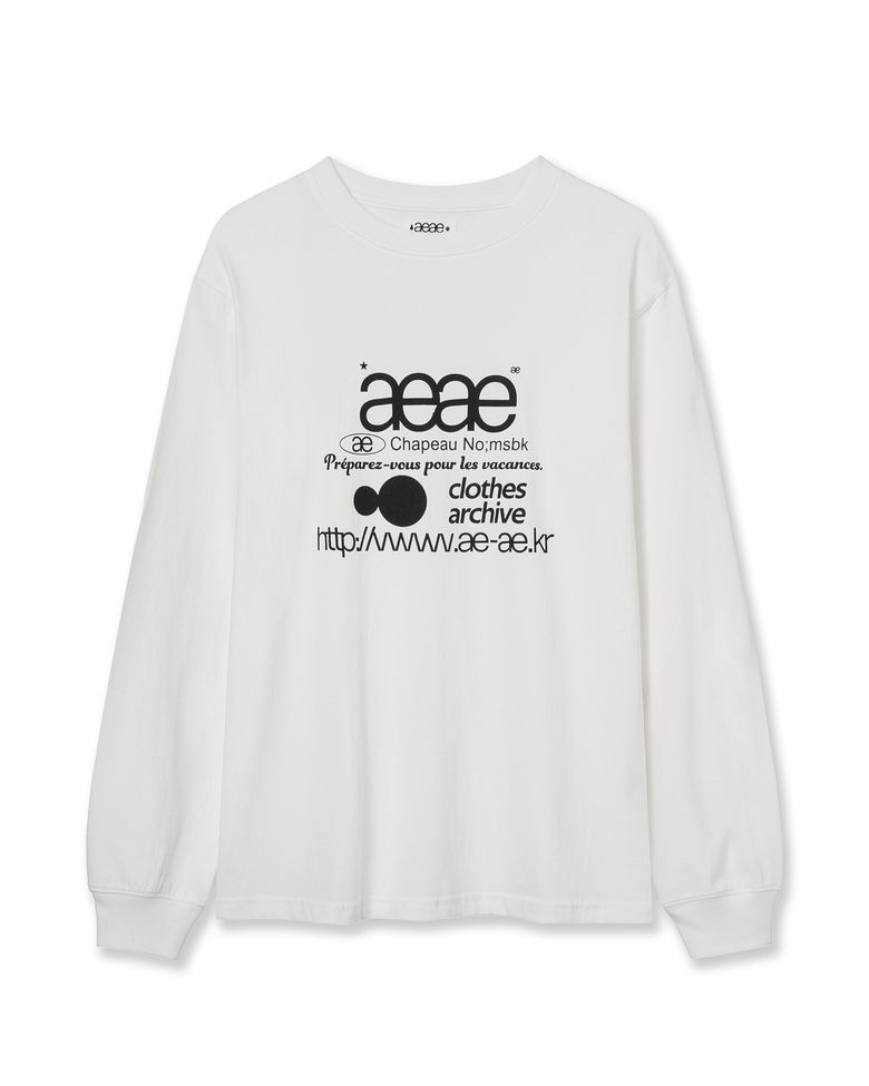 WEB LOGO L/S [WHITE]