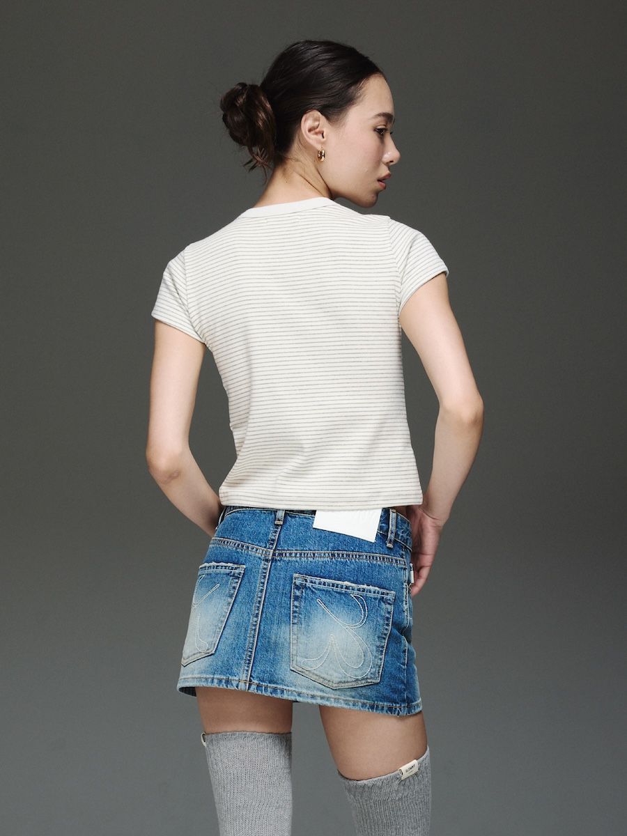 ★GLOWNY★THE BELLA SKIRT (BLUE)★正規品/韓国直送料込/人気 MUSINSA | GLOWNY THE BELLA SKIRT (BLUE)