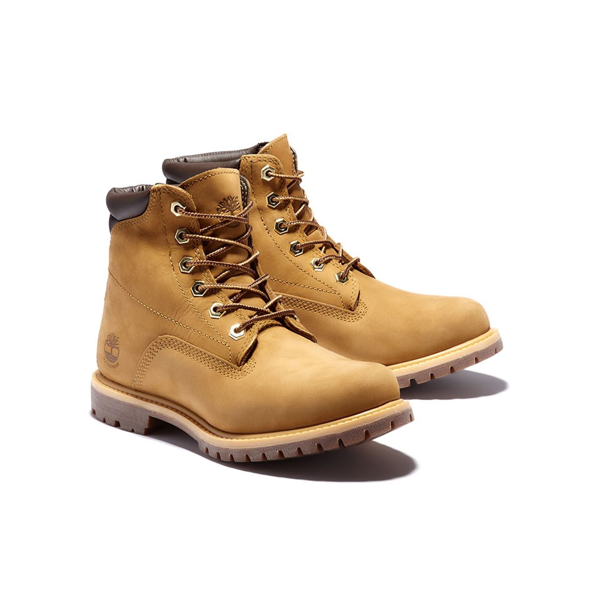 팀버랜드(TIMBERLAND) 여성 워터빌 6인치 부츠 위트브라운_TB18168R2311