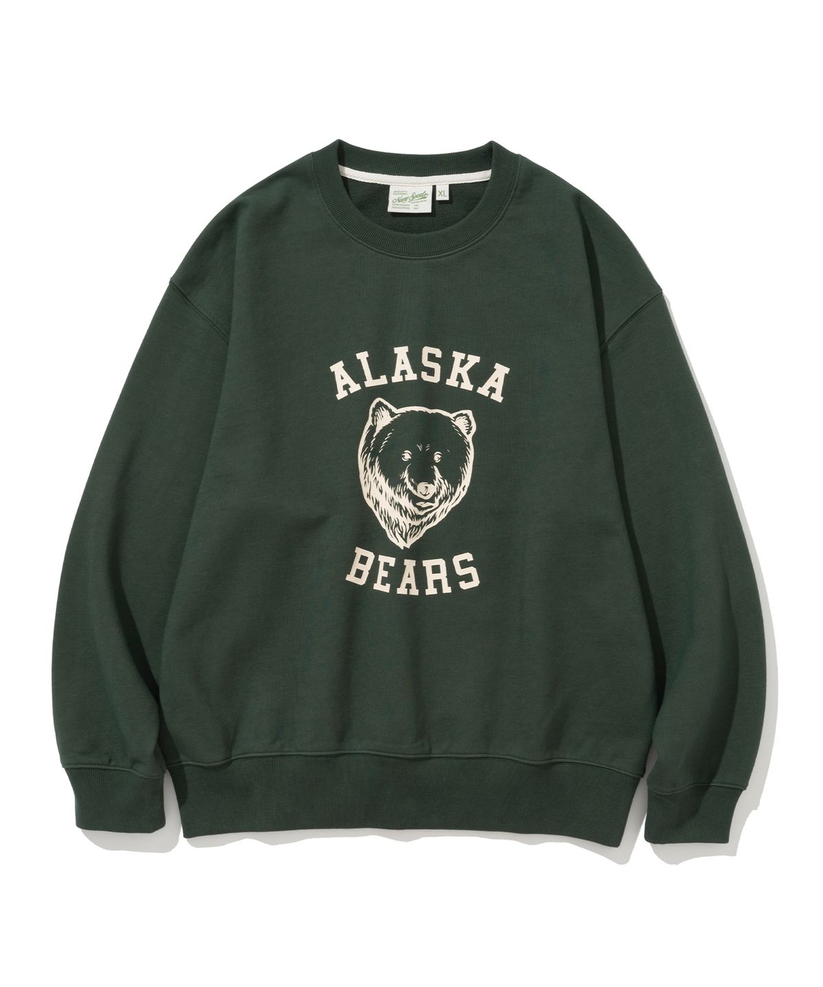 유니폼브릿지(UNIFORM BRIDGE) alaska bears sweatshirt jungle green