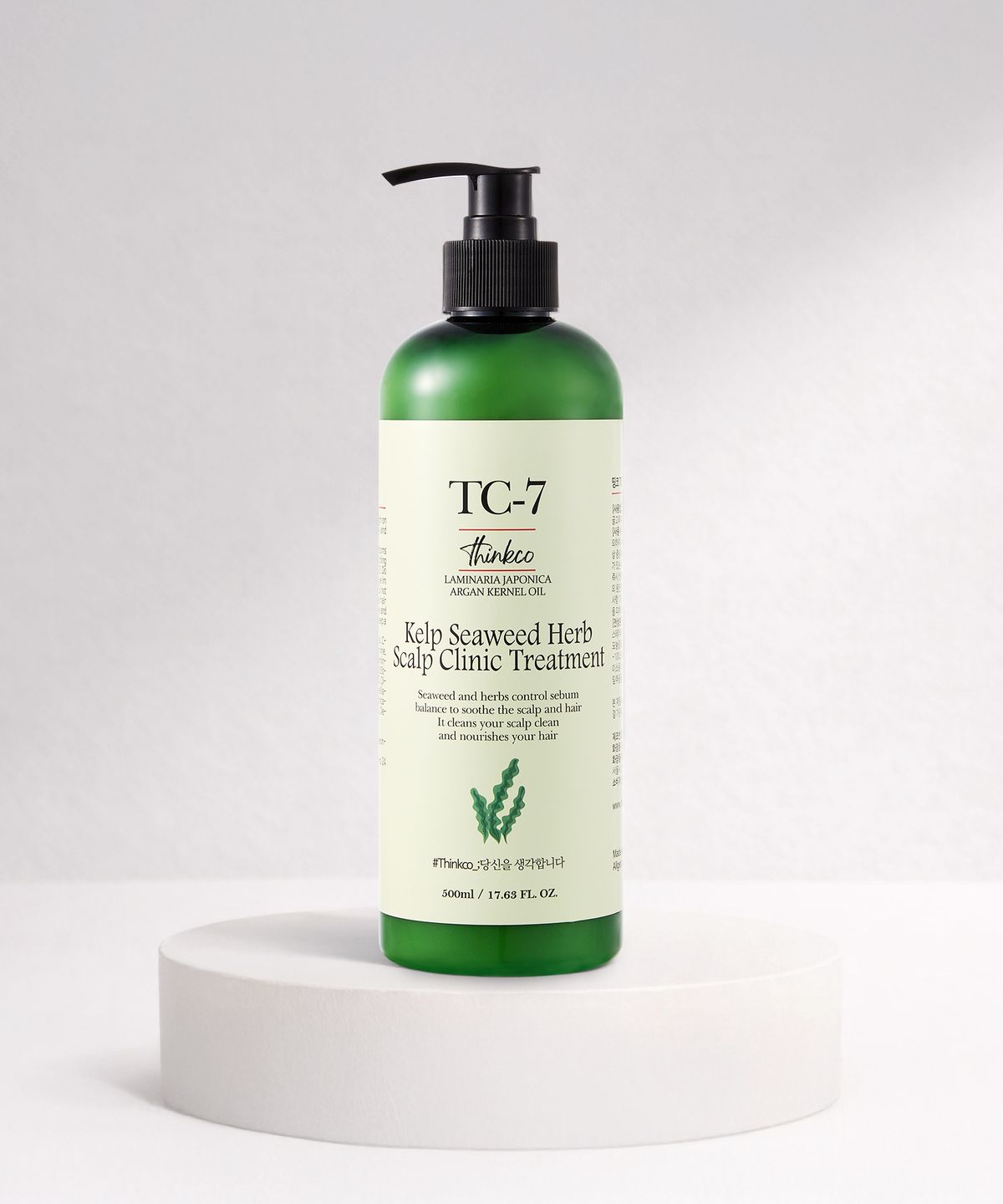 띵코(THINKCO) TC-7 다시마 씨위드 허브 두피 클리닉 트리트먼트 500ml