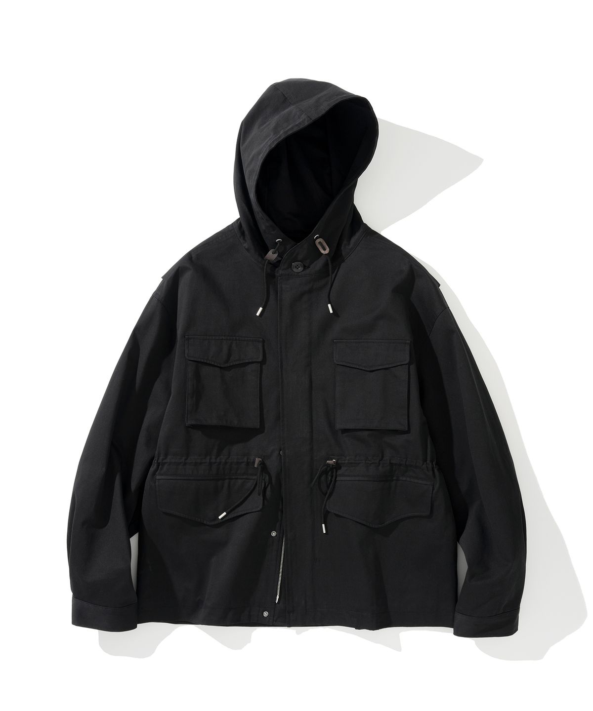 유니폼브릿지(UNIFORM BRIDGE) m65 military hood jacket black