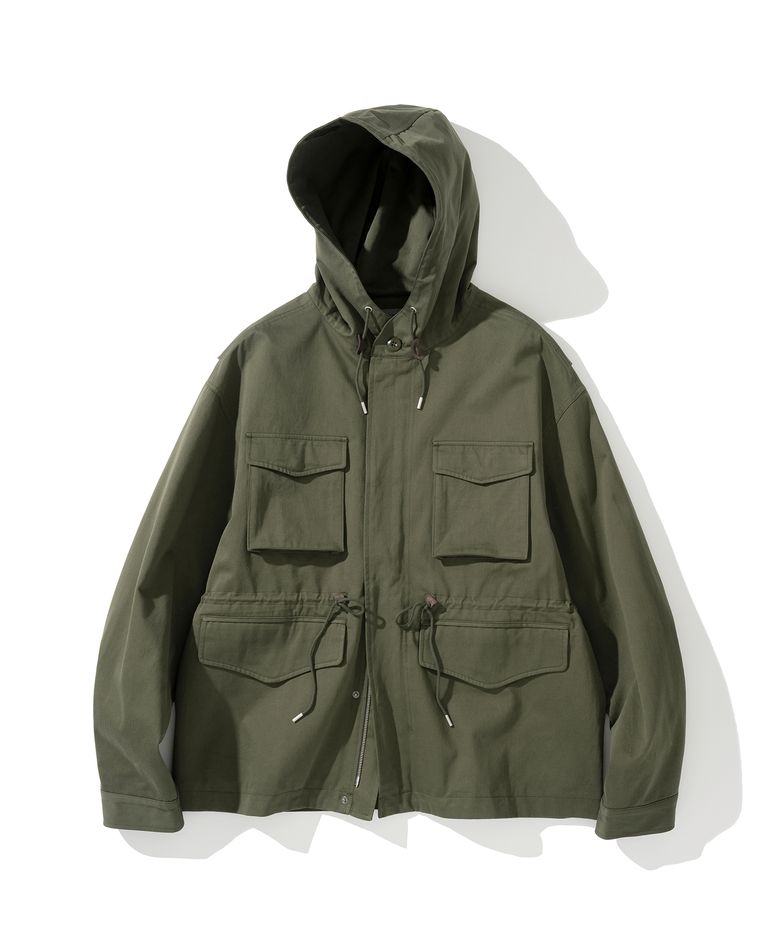 m65 military hood jacket olive