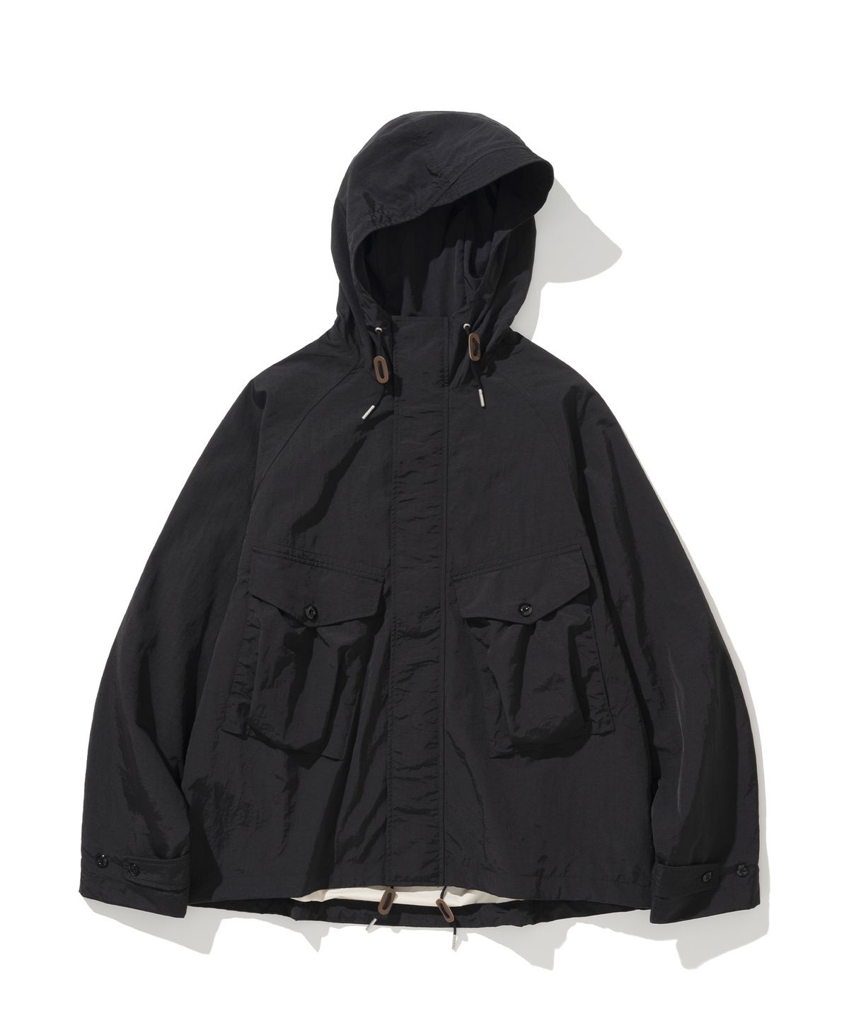 유니폼브릿지(UNIFORM BRIDGE) pocket hooded parka black