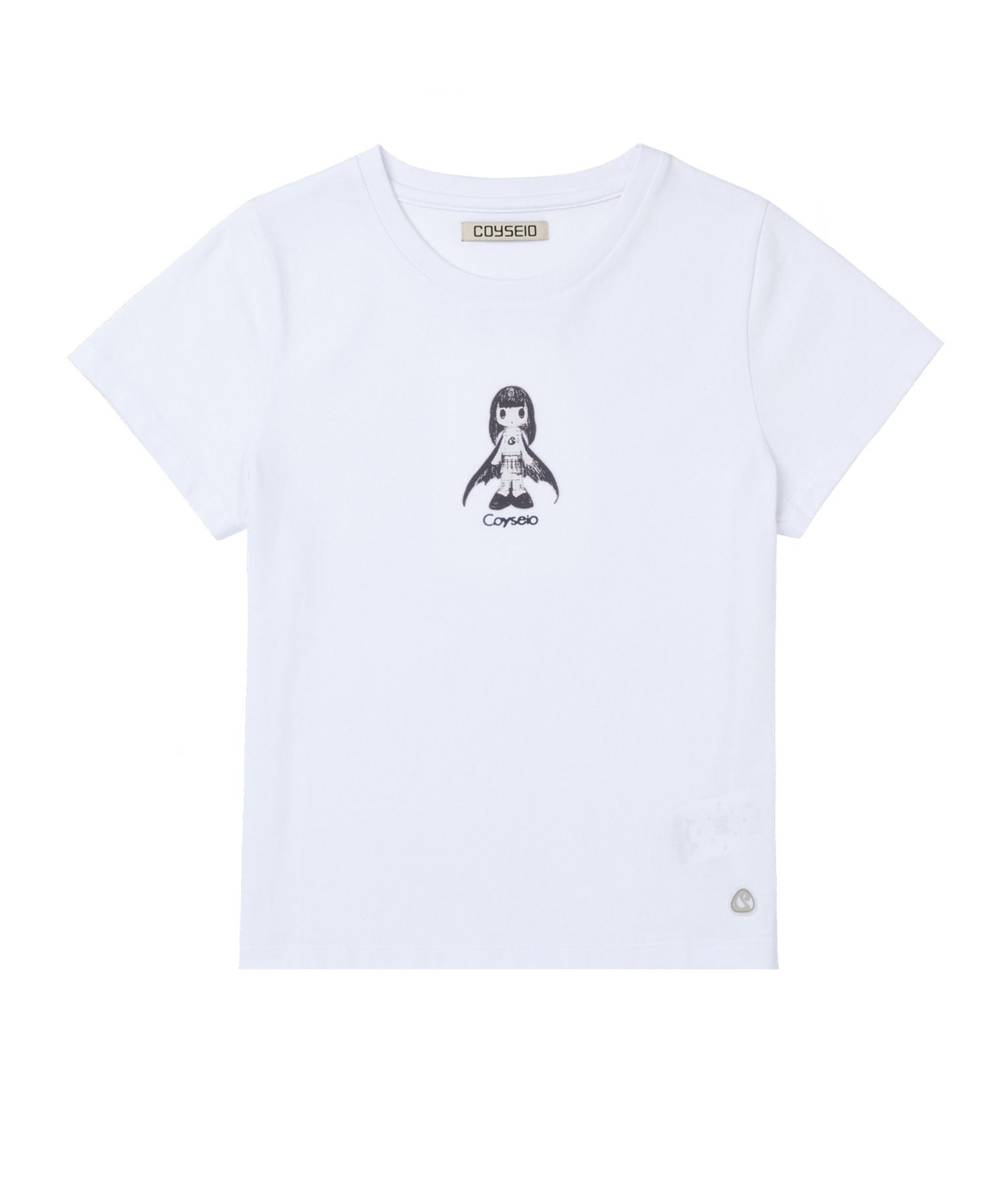 COYSEIO☆LEGNA T-SHIRT MUSINSA | COYSEIO LEGNA CHARACTER T-SHIRT WHITE