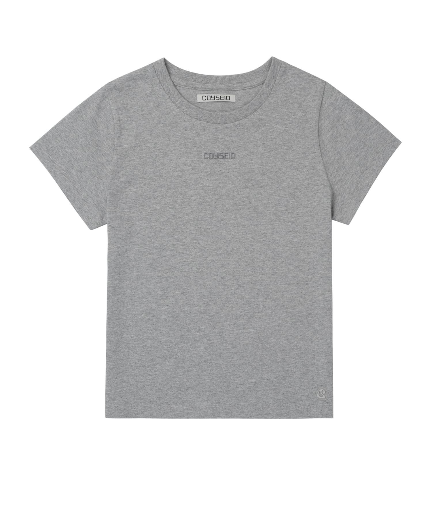 COYSEIO☆ MINI LOGO T-SHIRT(3color) MUSINSA公式 | COYSEIO MINI LOGO T-SHIRT MELANGE GREY