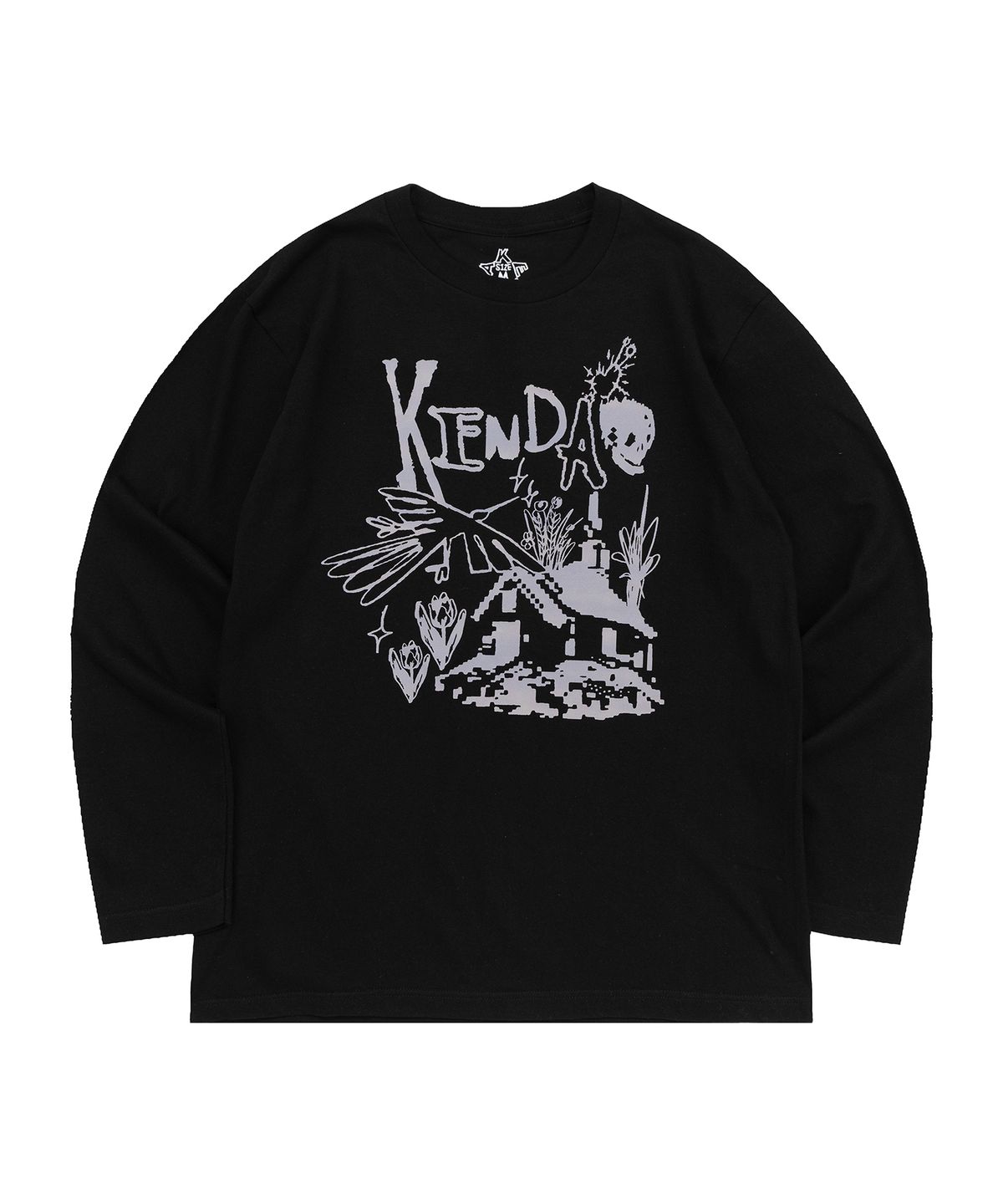 켄다(KENDA) ROUGH SKETCH LONG SLEEVE (BLACK)