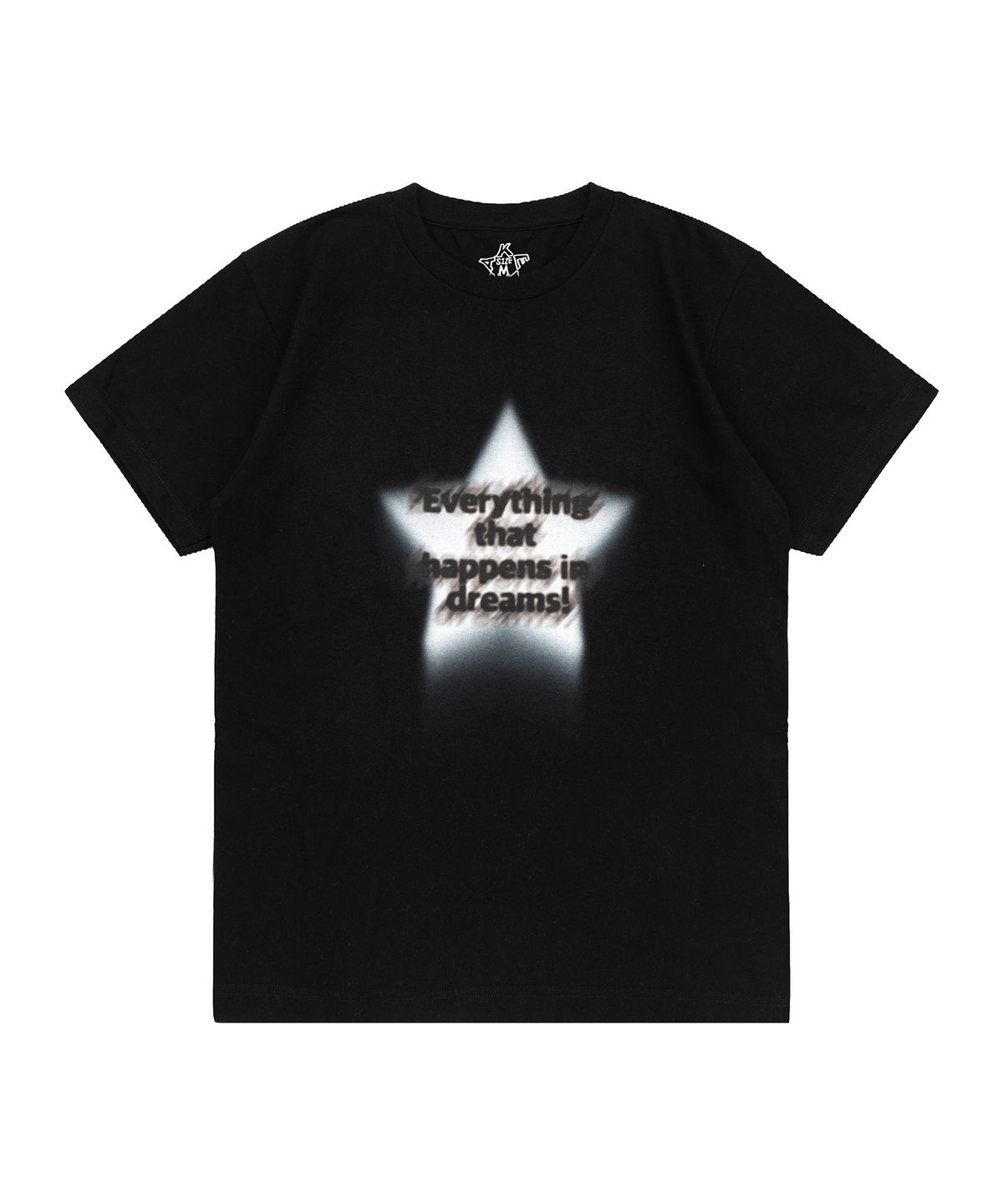 켄다(KENDA) FAINT STAR T-SHIRT (BLACK)