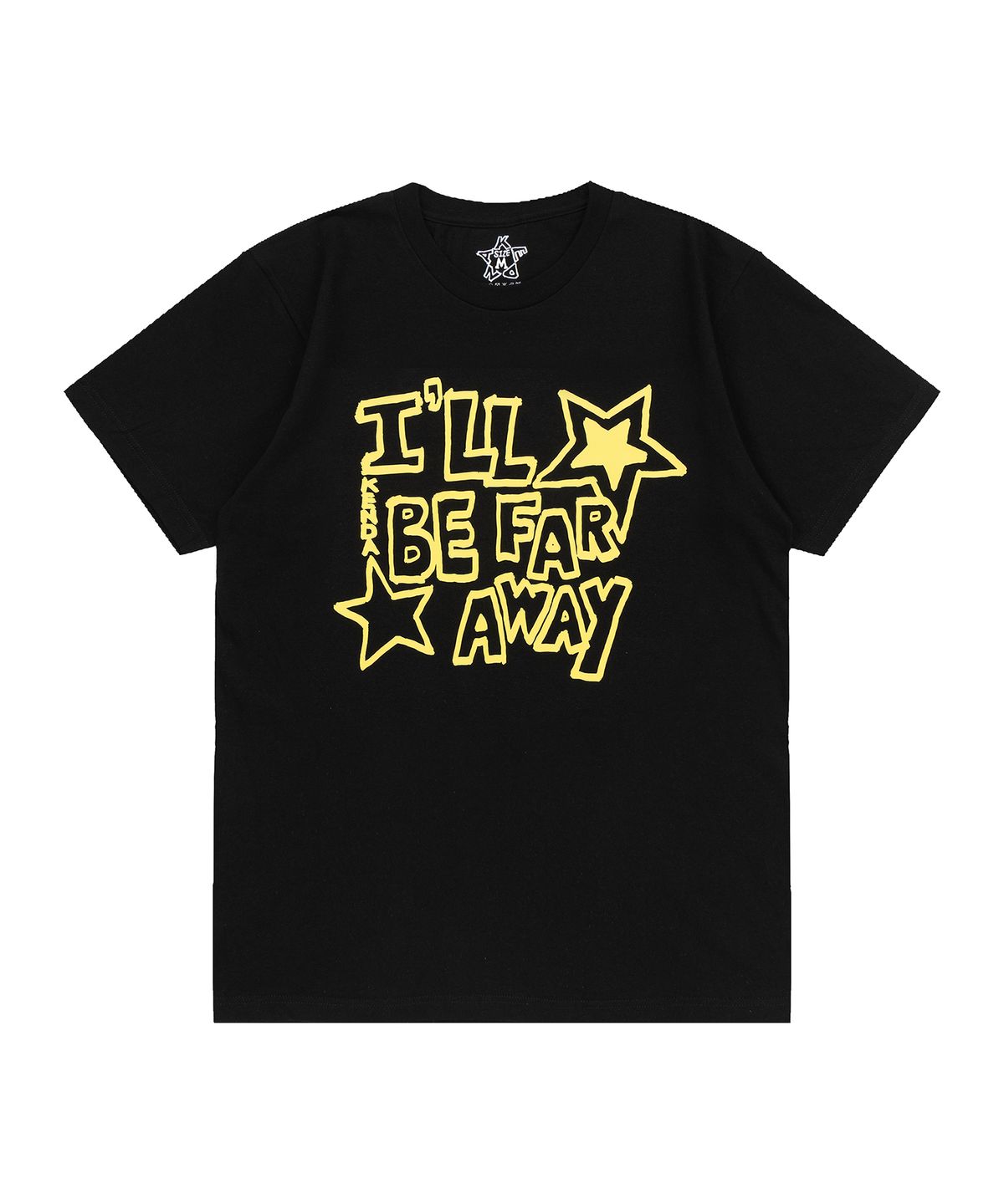 켄다(KENDA) MOTTO LETTEING T-SHIRT (BLACK)