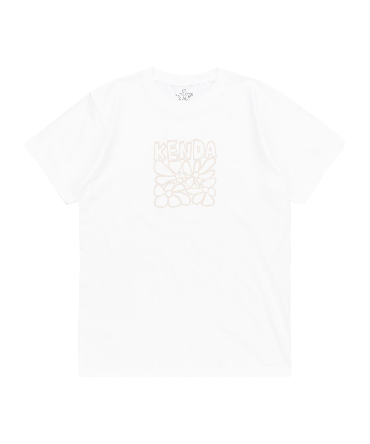 켄다(KENDA) FLORAL GRAPHIC T-SHIRT (WHITE)